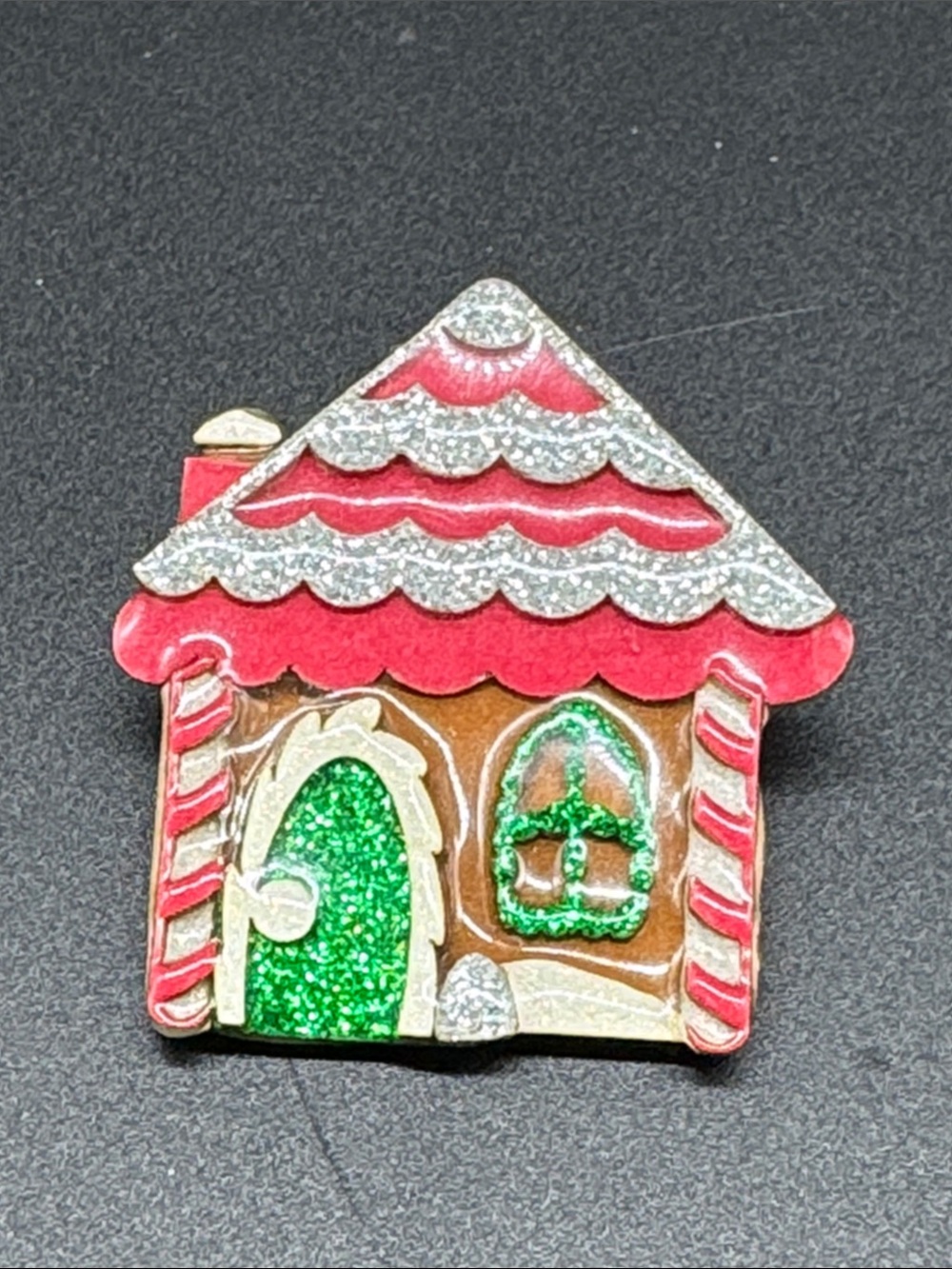 RARE Vintage Gingerbread House Brooch House Pins by Lucinda